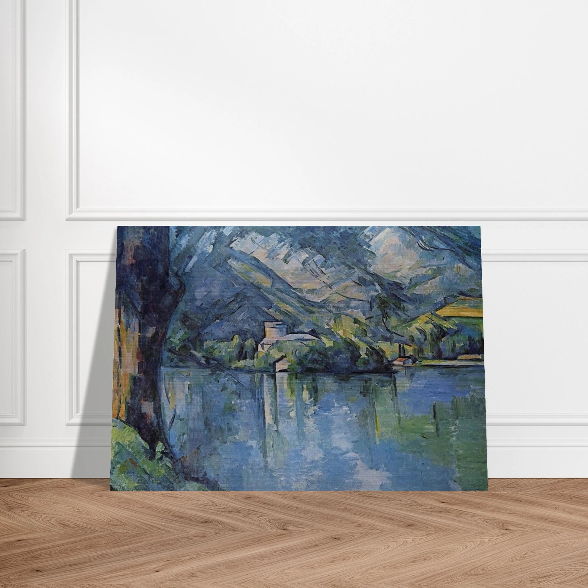 The Lac d'Annecy - Paul Cézanne Brushed Aluminum Print - 70x100 cm / 28x40 inches | Paul Cézanne Aluminum Print | Paul Cézanne Prints