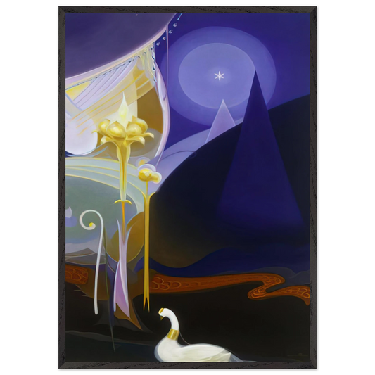 Untitled - 1931 - Agnes Lawrence Pelton 70x100 cm / 28x40 inches Framed Art Print – Black Wooden Frame