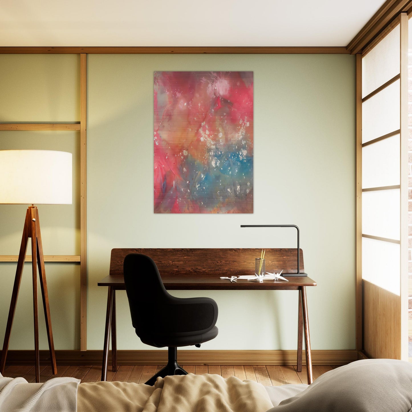 Untitled - Sam Gilliam Brushed Aluminum Print - 70x100 cm / 28x40 inches | Sam Gilliam Aluminum Print | Sam Gilliam Prints