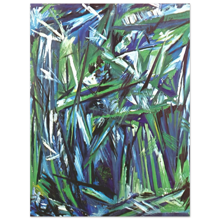 Natalia Goncharova - Green Forest - 1911  75x100 cm / 30x40inches Fine Art Poster