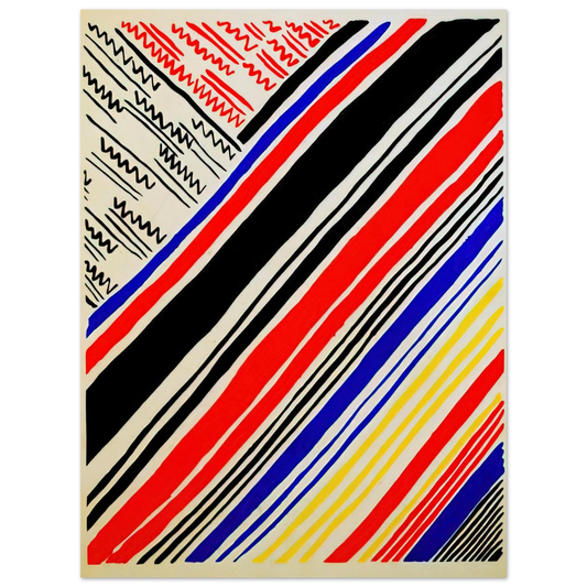 Sonia Delaunay - COMPOSITION 11  75x100 cm / 30x40inches Fine Art Poster