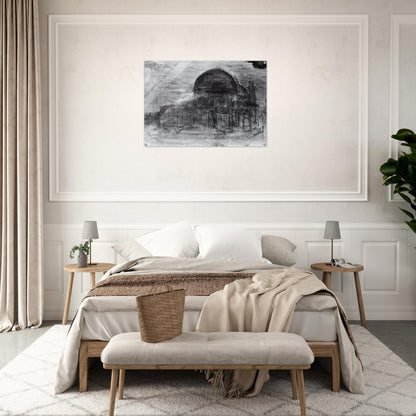 CATHEDRAL UNFINISHED - Salvador Dali Acrylic Print - 70x100 cm / 28x40″ inches | Salvador Dali Wall Art | Salvador Dali Prints