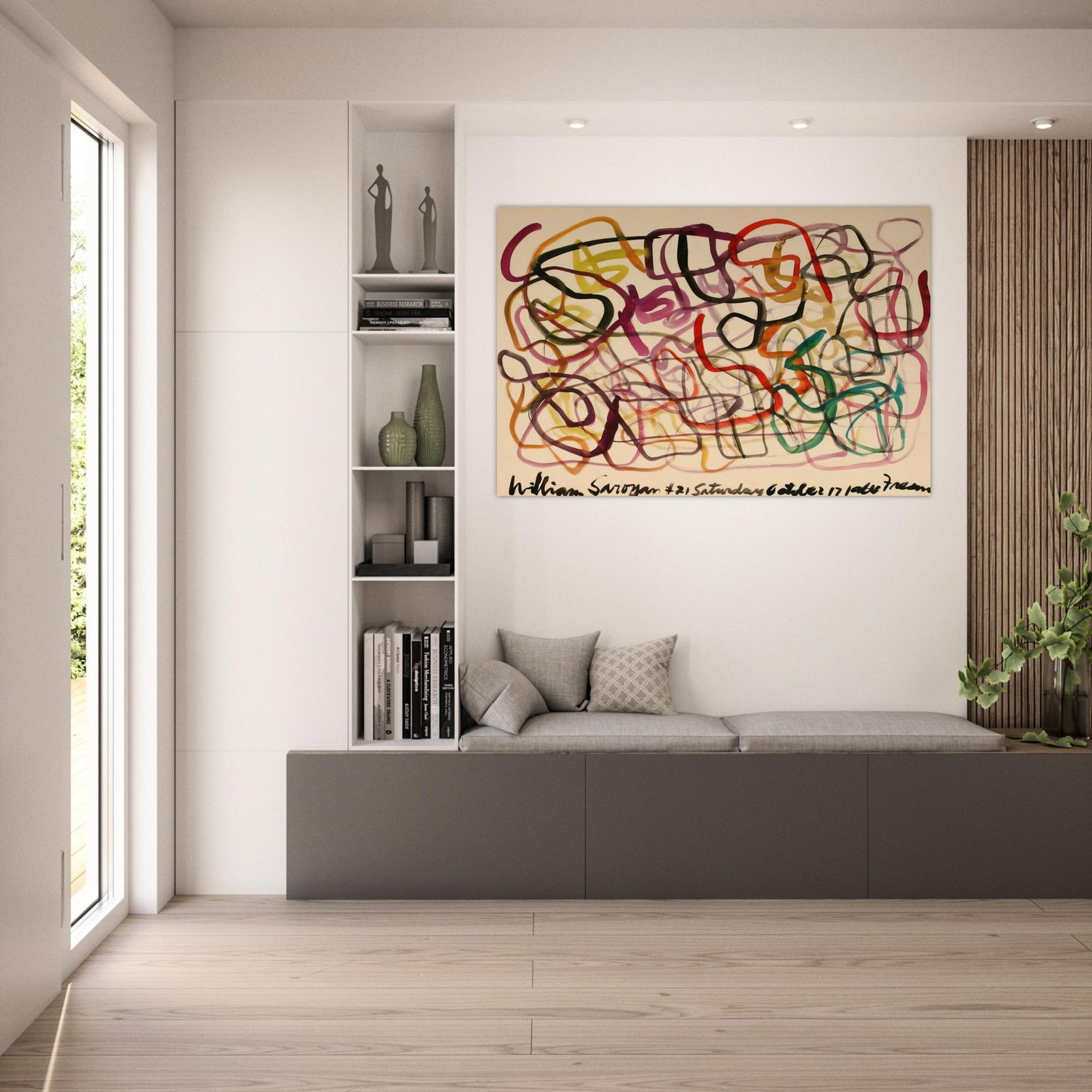#21 Saturday October 17, 1964 Fresno - 1964 - William Saroyan Art Prints - 100x150 cm / 40x60″ inches | William Saroyan Poster | William Saroyan Prints