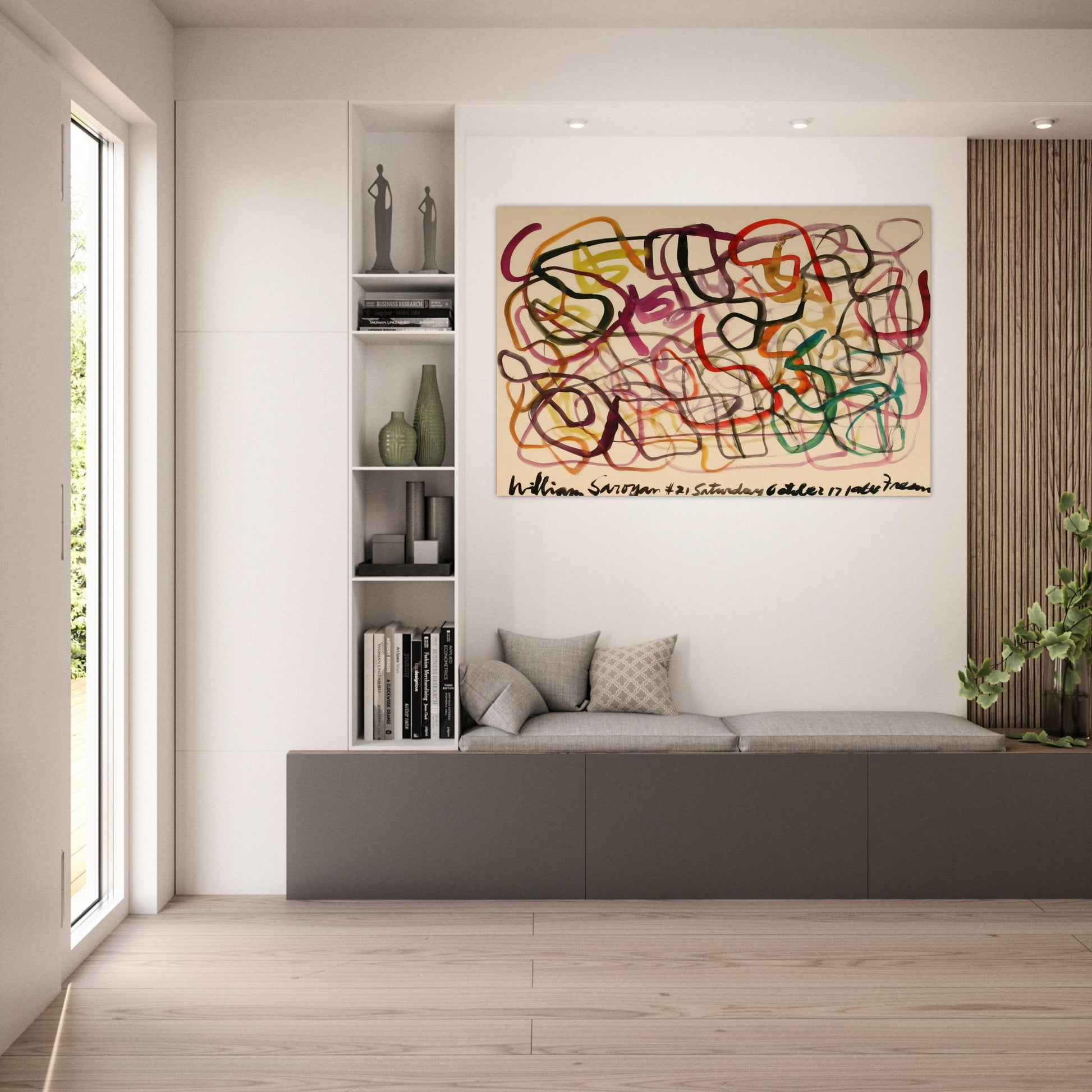 #21 Saturday October 17, 1964 Fresno - 1964 - William Saroyan Art Prints - 100x150 cm / 40x60″ inches | William Saroyan Poster | William Saroyan Prints