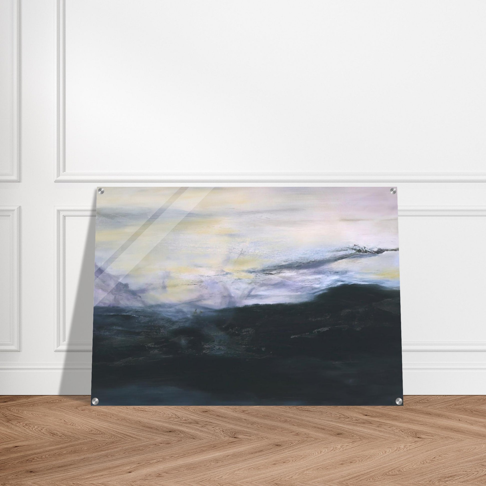 15 02 2001 2001 - Zao Wou-Ki Acrylic Print - 70x100 cm / 28x40″ inches