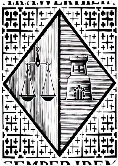 BOOKPLATE A R A WERTHEIM By MC Escher Pack of 10 Post Cards | MC Escher Post Cards | A6 (10.5 x 14.8 cm) - 4.1 x 5.8 inches