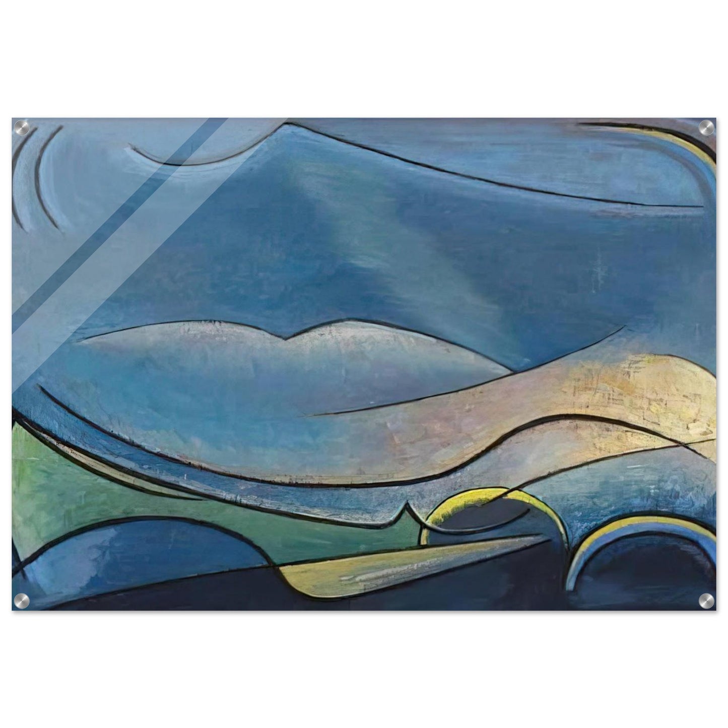 The Spirit of Remote Hills - 1958 - Lawren Harris Acrylic Print - 70x100 cm / 28x40″ inches