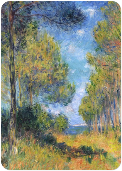 Path at Varengeville By claude monet Pack of 10 Post Cards | claude monet Post Cards | A6 (10.5 x 14.8 cm) - 4.1 x 5.8 inches