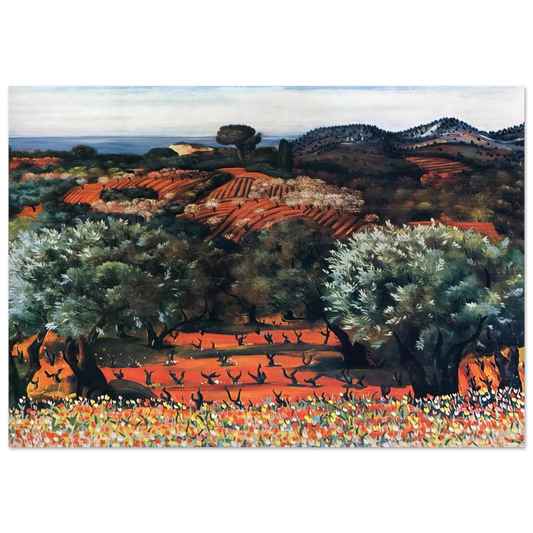 NOT IDENTIFIED 15 - Moise Kisling Brushed Aluminum Print - 70x100 cm / 28x40 inches | Moise Kisling Aluminum Print | Moise Kisling Prints