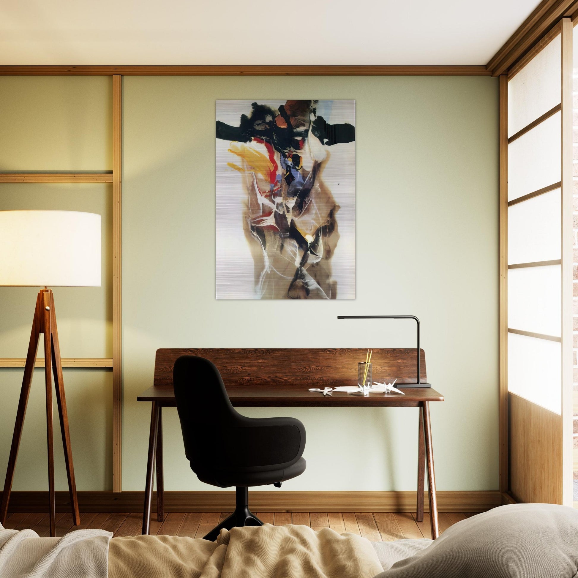 Phenomena High Octane - Paul Jenkins Brushed Aluminum Print - 70x100 cm / 28x40 inches | Paul Jenkins Aluminum Print | Paul Jenkins Prints