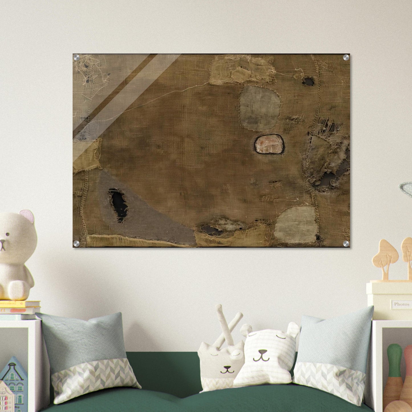 Sackcloth - 1953 - Alberto Burri Acrylic Print - 70x100 cm / 28x40″ inches