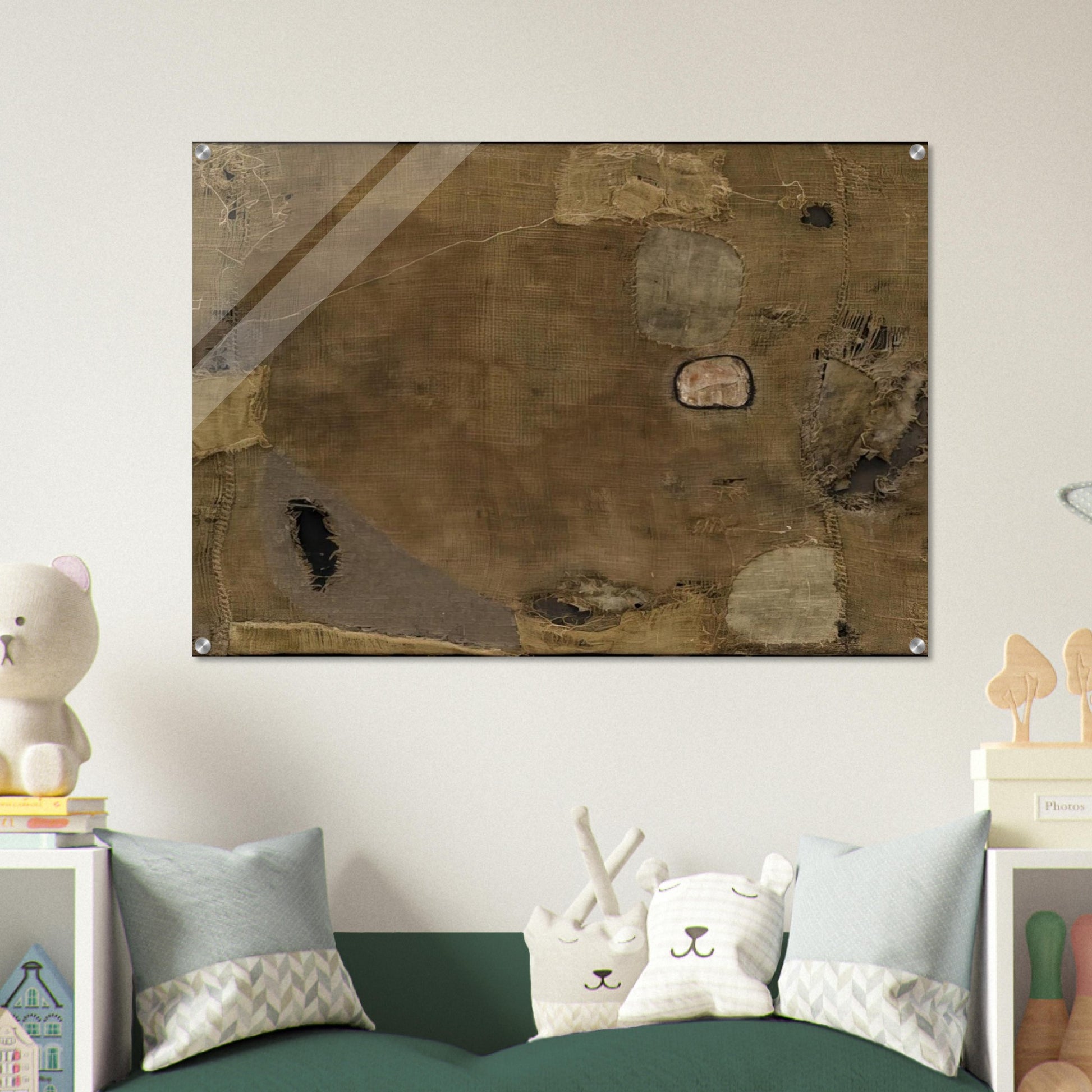 Sackcloth - 1953 - Alberto Burri Acrylic Print - 70x100 cm / 28x40″ inches