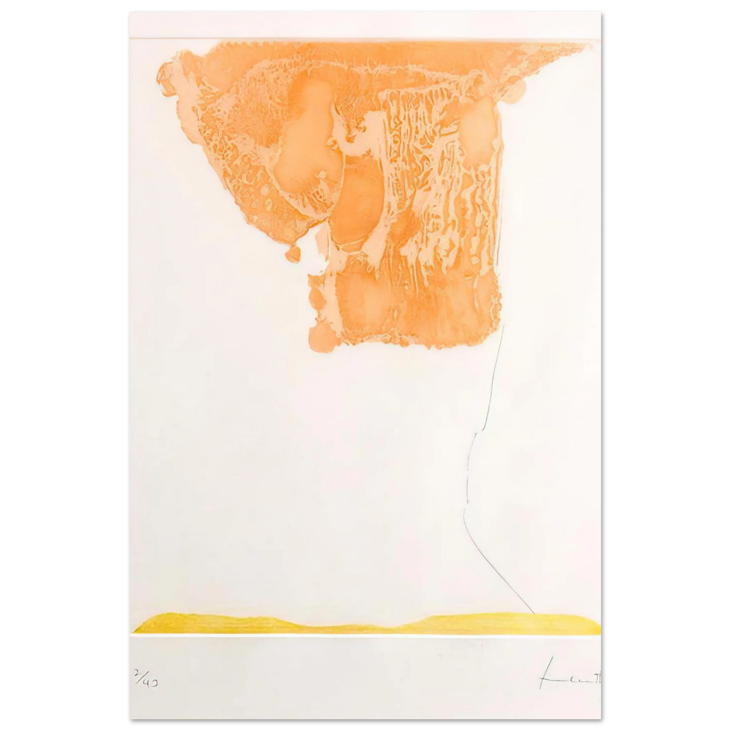 Helen Frankenthaler - Pranzo Italiano - 1973 Wall art - A2 (42 x 59.4  cm) - Fine Art Poster-canvas - -