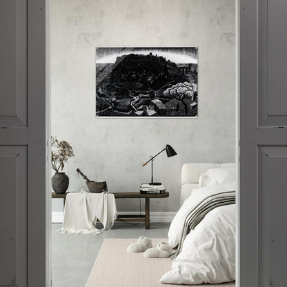VITORCHIANO NEL CIMINO - MC Escher Acrylic Print - 70x100 cm / 28x40″ inches | Maurits Cornelis Escher Prints