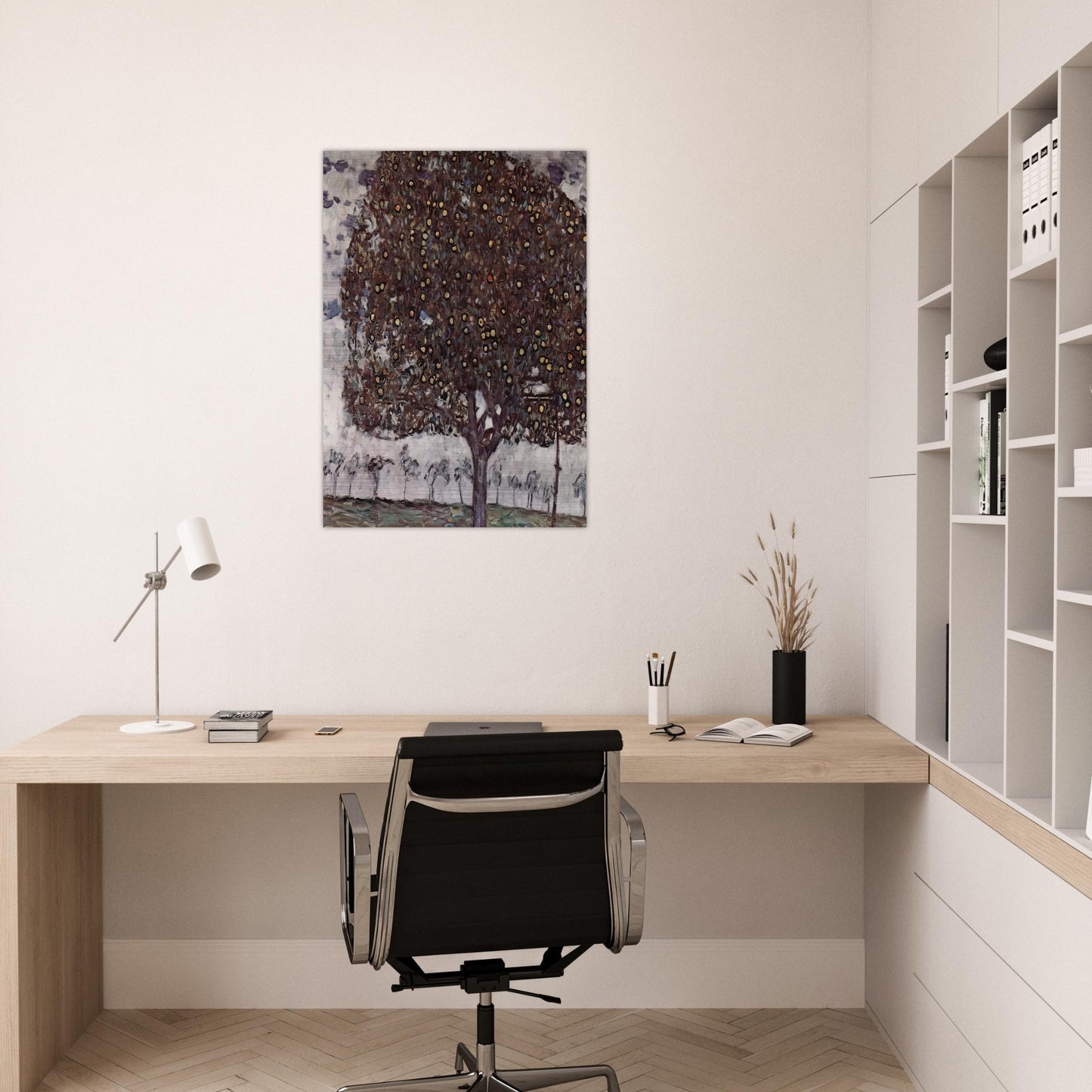 APPLE TREE II - Gustav Klimt Brushed Aluminum Print - 70x100 cm / 28x40 inches | Gustav Klimt Aluminum Print | Gustav Klimt Prints