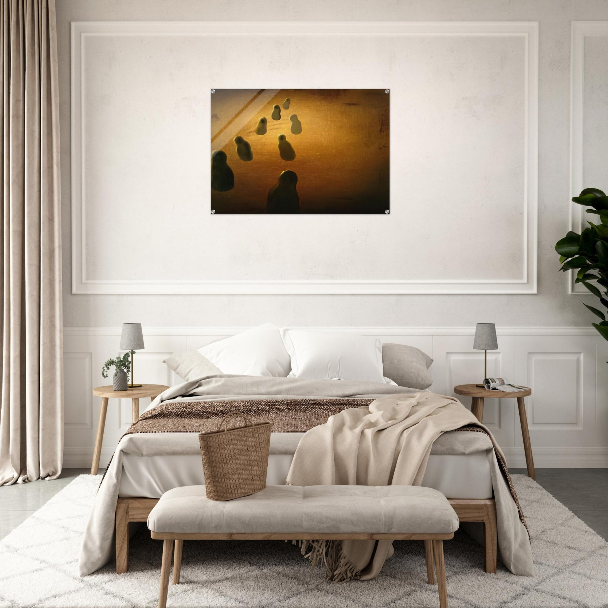 STUDY FOR DEOXYRIBONUCLEIC ACID ARABS - Salvador Dali Acrylic Print - 70x100 cm / 28x40″ inches
