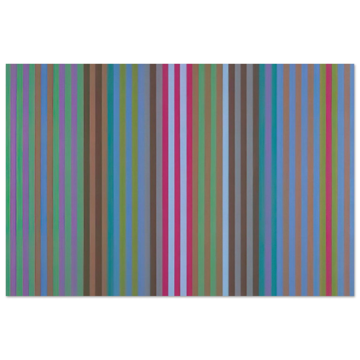 Bulletproof - 1969 - Gene Davis Art Prints - 100x150 cm / 40x60″ inches | Gene Davis Poster | Gene Davis Prints