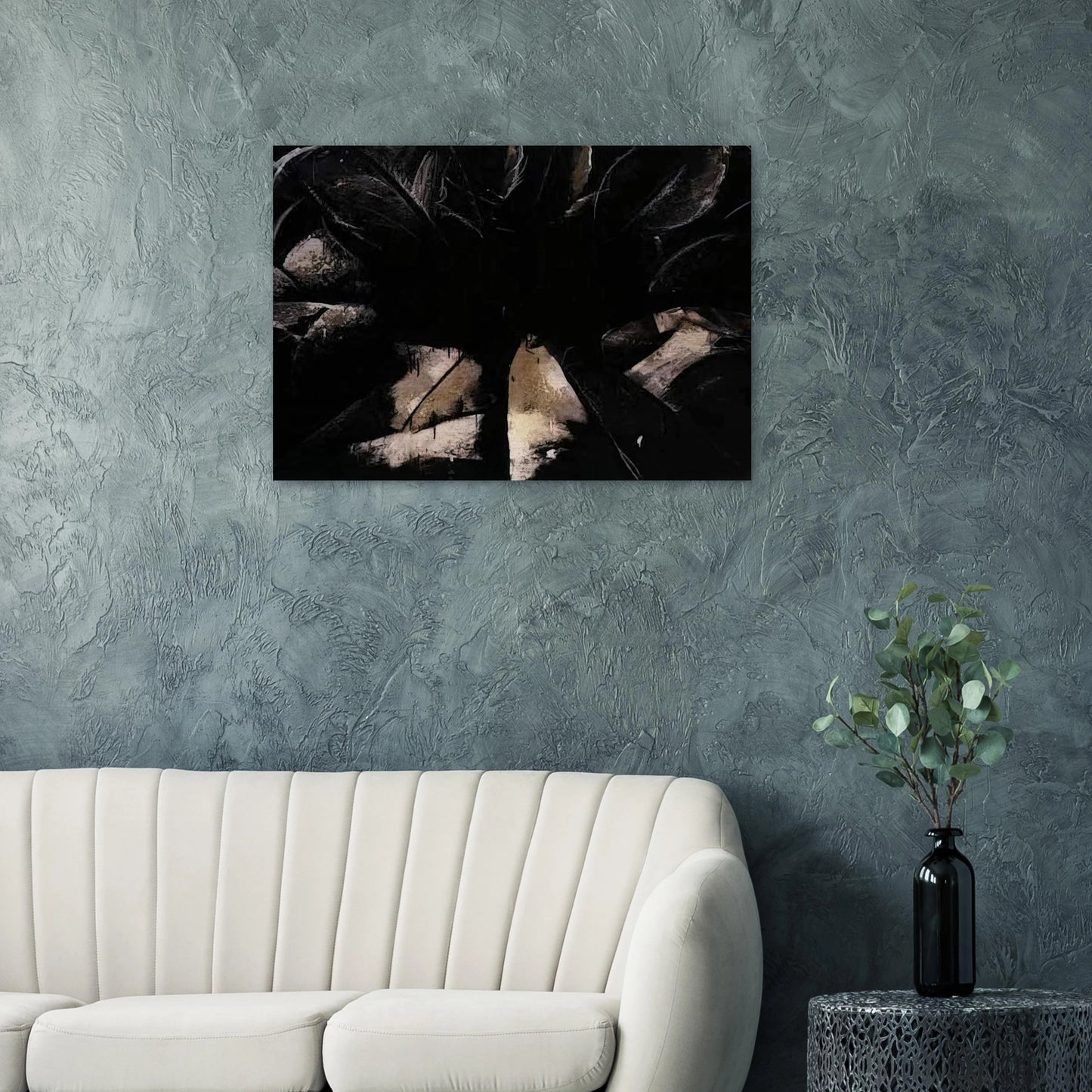 Jay DeFeo/BIG/Cabbage Rose - Jay DeFeo Brushed Aluminum Print - 70x100 cm / 28x40 inches | Jay DeFeo Aluminum Print | Jay DeFeo Prints