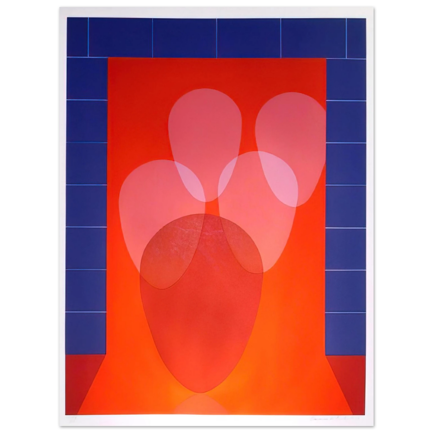 Clarence Holbrook Carter - Fiery Furnace - 1978  75x100 cm / 30x40inches Fine Art Poster