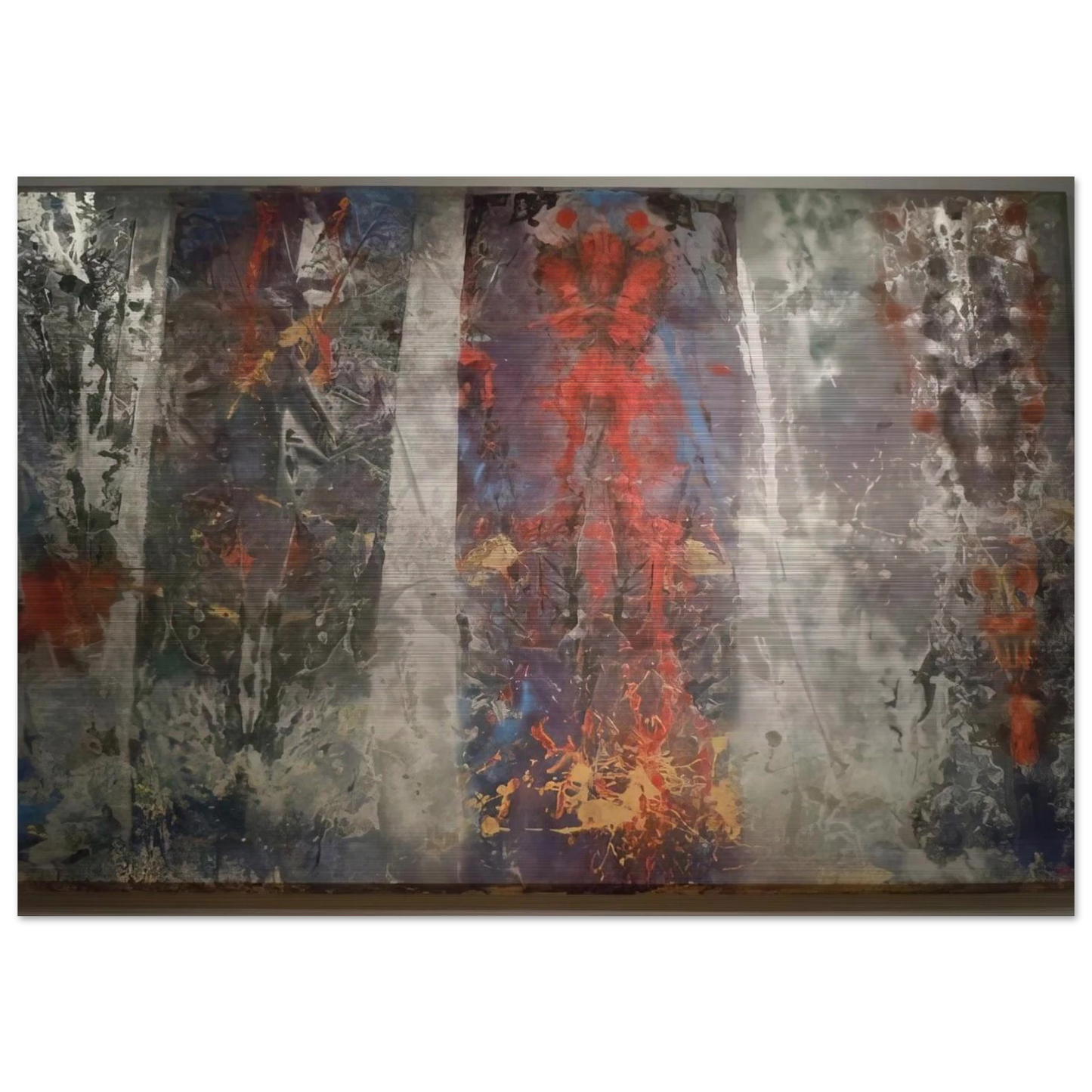 Restore - Sam Gilliam Brushed Aluminum Print - 70x100 cm / 28x40 inches | Sam Gilliam Aluminum Print | Sam Gilliam Prints