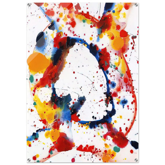 Untitled  Holy Hole  - Sam Francis Acrylic Print - 70x100 cm / 28x40″ inches