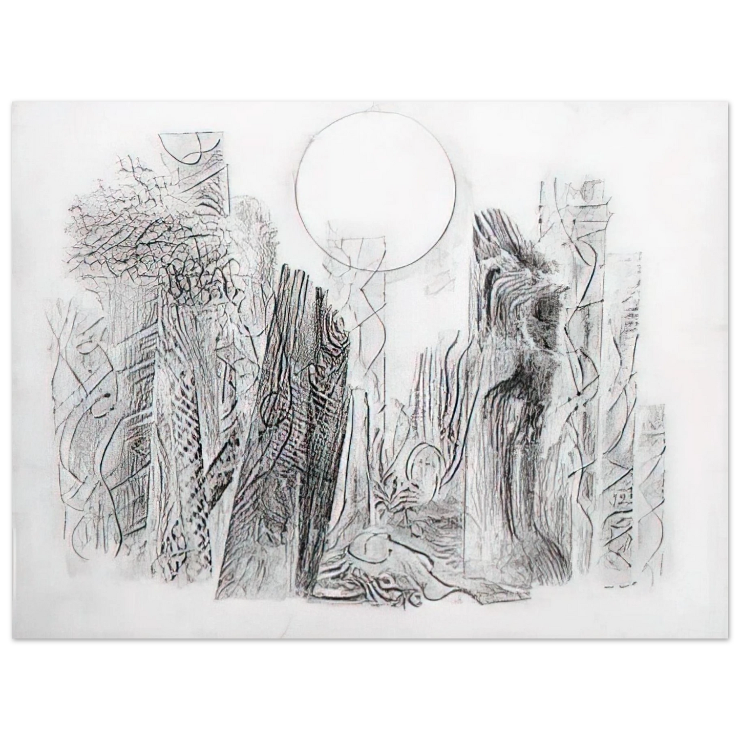 Max Ernst - Petrified Forest  75x100 cm / 30x40inches Fine Art Poster