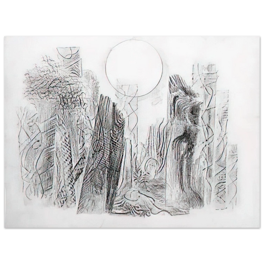Max Ernst - Petrified Forest  75x100 cm / 30x40inches Fine Art Poster