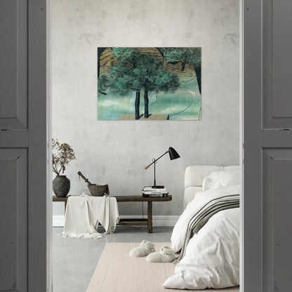 THE CULTIVATION OF IDEAS 1927 - Rene Magritte Brushed Aluminum Print - 70x100 cm / 28x40 inches | Rene Magritte Aluminum Print | Rene Magritte Prints