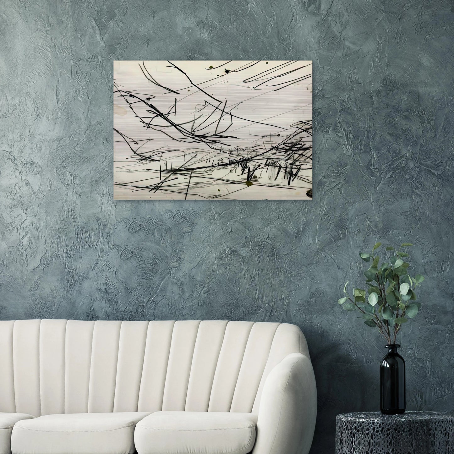 WORKING DRAWING FOR PRIMROSE HILL - Frank Auerbach Brushed Aluminum Print - 70x100 cm / 28x40 inches | Frank Auerbach Aluminum Print | Frank Auerbach Prints