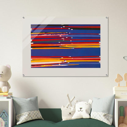 Untitled - 1978 - Piero Dorazio Acrylic Print - 70x100 cm / 28x40″ inches