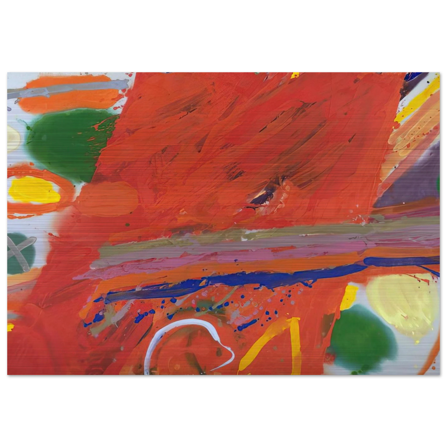 Empress - 1982 - Albert Irvin Brushed Aluminum Print - 70x100 cm / 28x40 inches | Albert Irvin Aluminum Print | Albert Irvin Prints