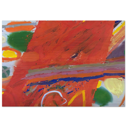 Empress - 1982 - Albert Irvin Brushed Aluminum Print - 70x100 cm / 28x40 inches | Albert Irvin Aluminum Print | Albert Irvin Prints