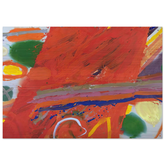 Empress - 1982 - Albert Irvin Brushed Aluminum Print - 70x100 cm / 28x40 inches | Albert Irvin Aluminum Print | Albert Irvin Prints