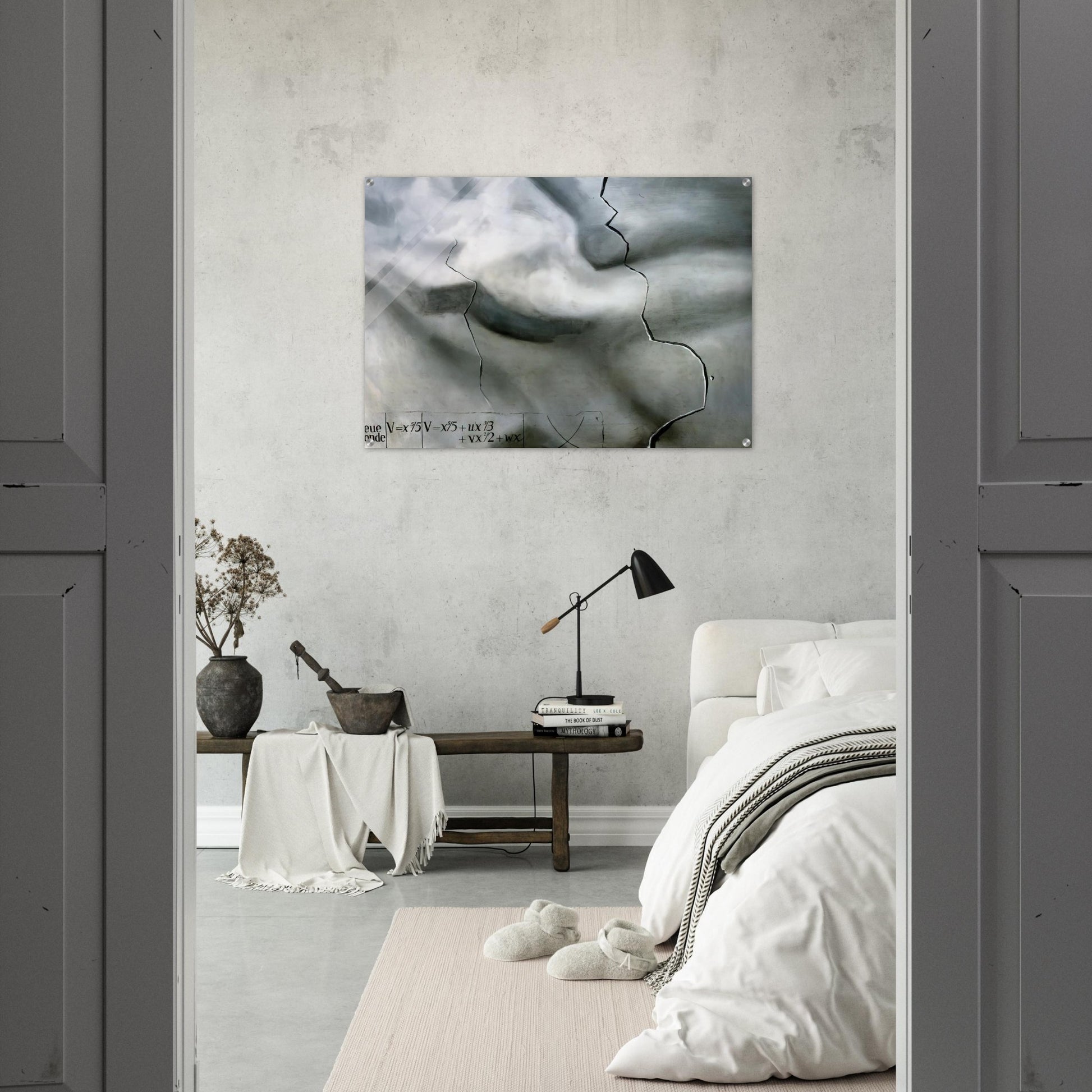 TOPOLOGICAL ABDUCTION OF EUROPE HOMAGE TO RENE THOM - Salvador Dali Acrylic Print - 70x100 cm / 28x40″ inches | Salvador Dali Wall Art | Salvador Dali Prints