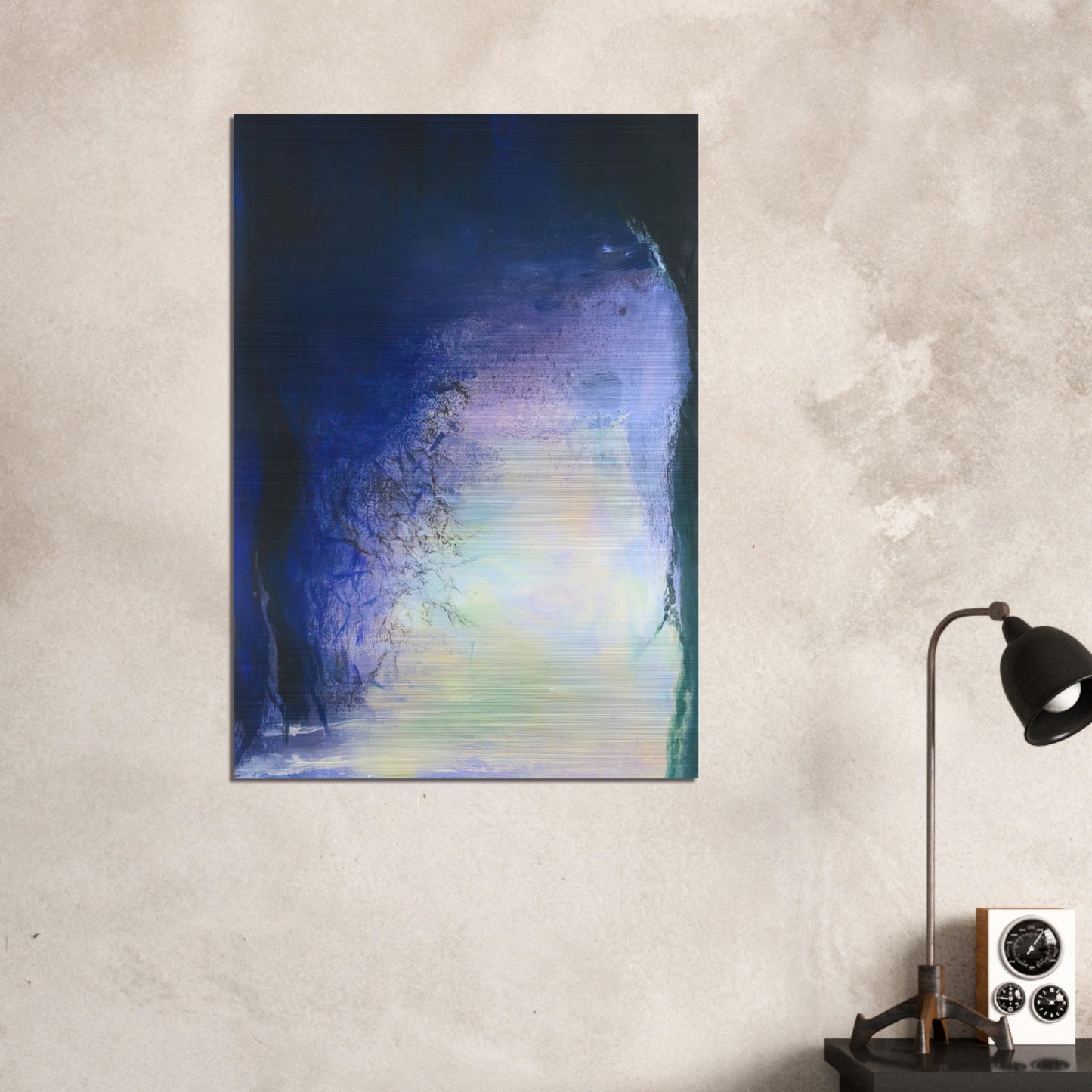 AFTER THE ECLIPSE 11 AUGUST 99 1999 - Zao Wou-Ki Brushed Aluminum Print - 70x100 cm / 28x40 inches | Zao Wou-Ki Aluminum Print | Zao Wou-Ki Prints
