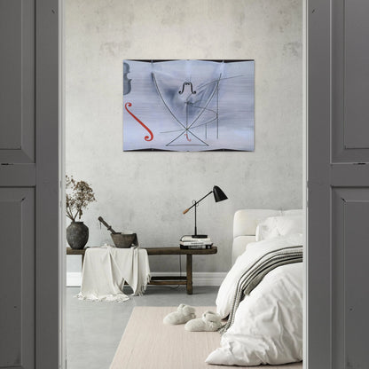 THE SWALLOW S TAIL - Salvador Dali Brushed Aluminum Print - 70x100 cm / 28x40 inches | Salvador Dali Aluminum Print | Salvador Dali Prints