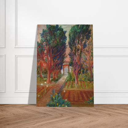 THE VEGETABLE GARDEN OF LLANER - Salvador Dali Brushed Aluminum Print - 70x100 cm / 28x40 inches | Salvador Dali Aluminum Print | Salvador Dali Prints