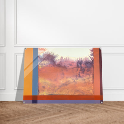 Jacob In The Wilderness - 1986 - Ronnie Landfield Acrylic Print - 70x100 cm / 28x40″ inches