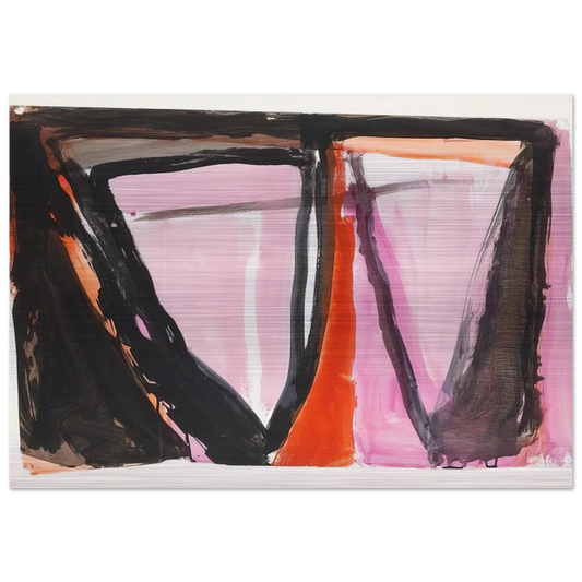Composition - 1980 - Bram van Velde Brushed Aluminum Print - 70x100 cm / 28x40 inches | Bram van Velde Aluminum Print | Bram van Velde Prints