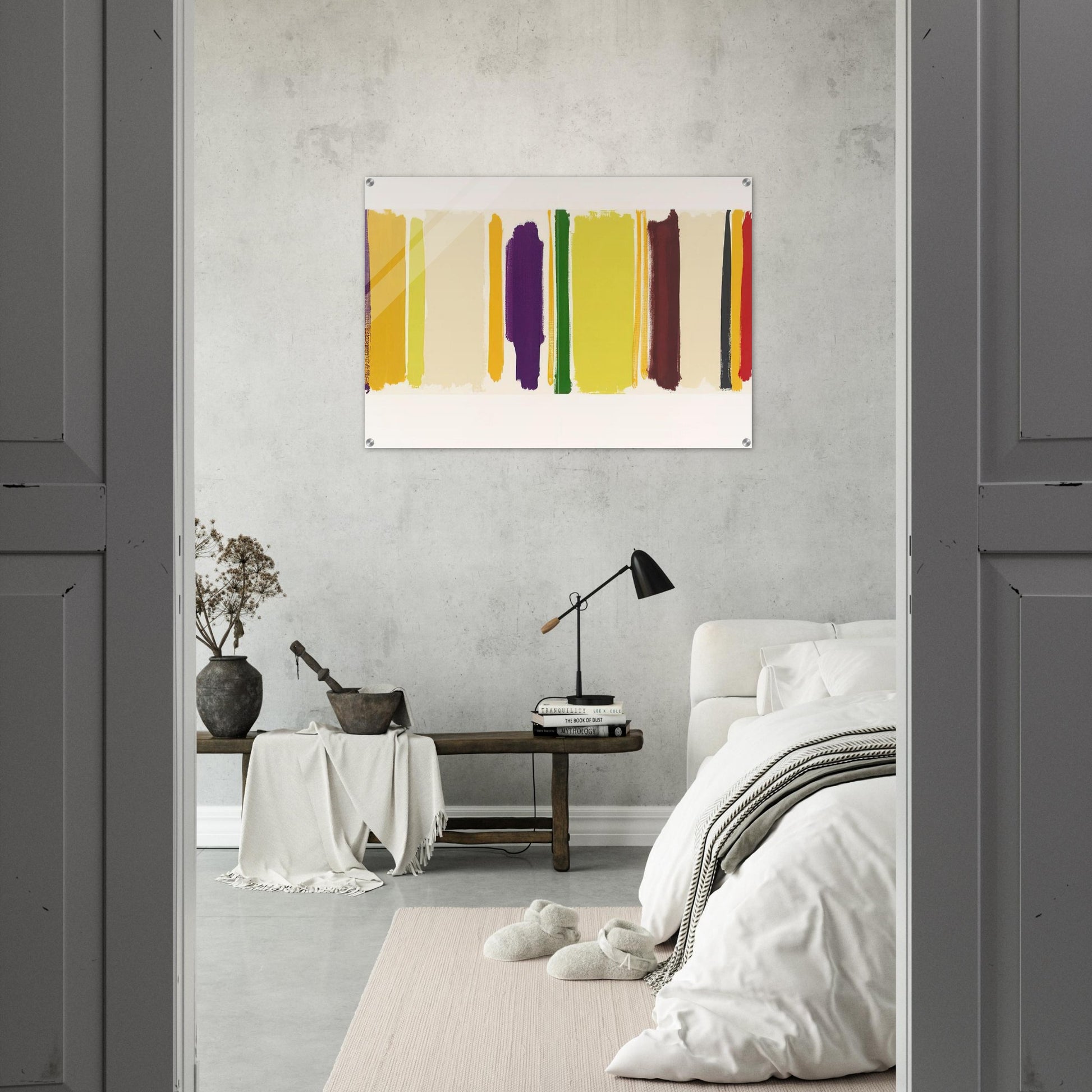 Untitled From The Shapes of Colour - 1978 - Patrick Heron Acrylic Print - 70x100 cm / 28x40″ inches