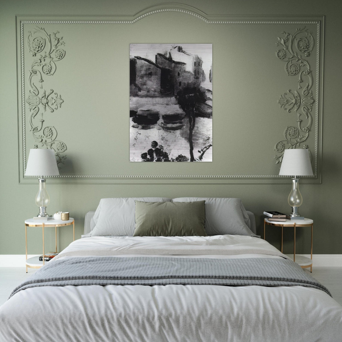 LLANE BEACH CADAQUES - Salvador Dali Brushed Aluminum Print - 70x100 cm / 28x40 inches | Salvador Dali Aluminum Print | Salvador Dali Prints