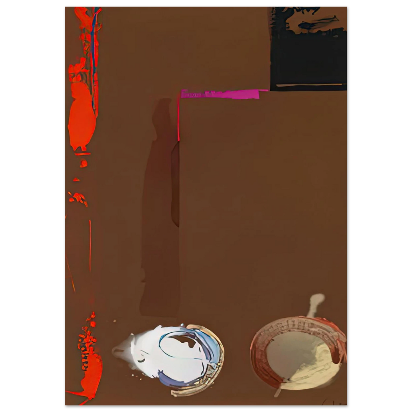 Helen Frankenthaler - Syzygy, 1987- Wall Art - 28x40 inches / 70x70 cm - Canvas (Imperial)-canvas - -