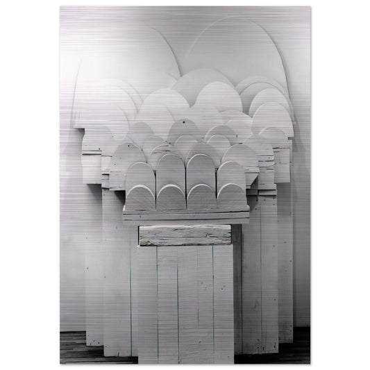 PARTIAL RECALL 1979 - Louise Bourgeois Brushed Aluminum Print - 70x100 cm / 28x40 inches | Louise Bourgeois Aluminum Print | Louise Bourgeois Prints