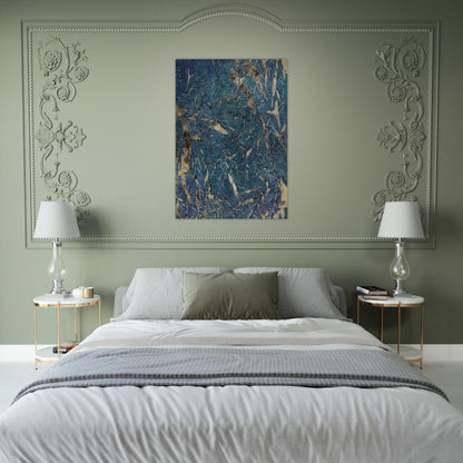 ³M.C.2² Mariale - 1962 - Simon Hantai Brushed Aluminum Print - 70x100 cm / 28x40 inches | Simon Hantai Aluminum Print | Simon Hantai Prints