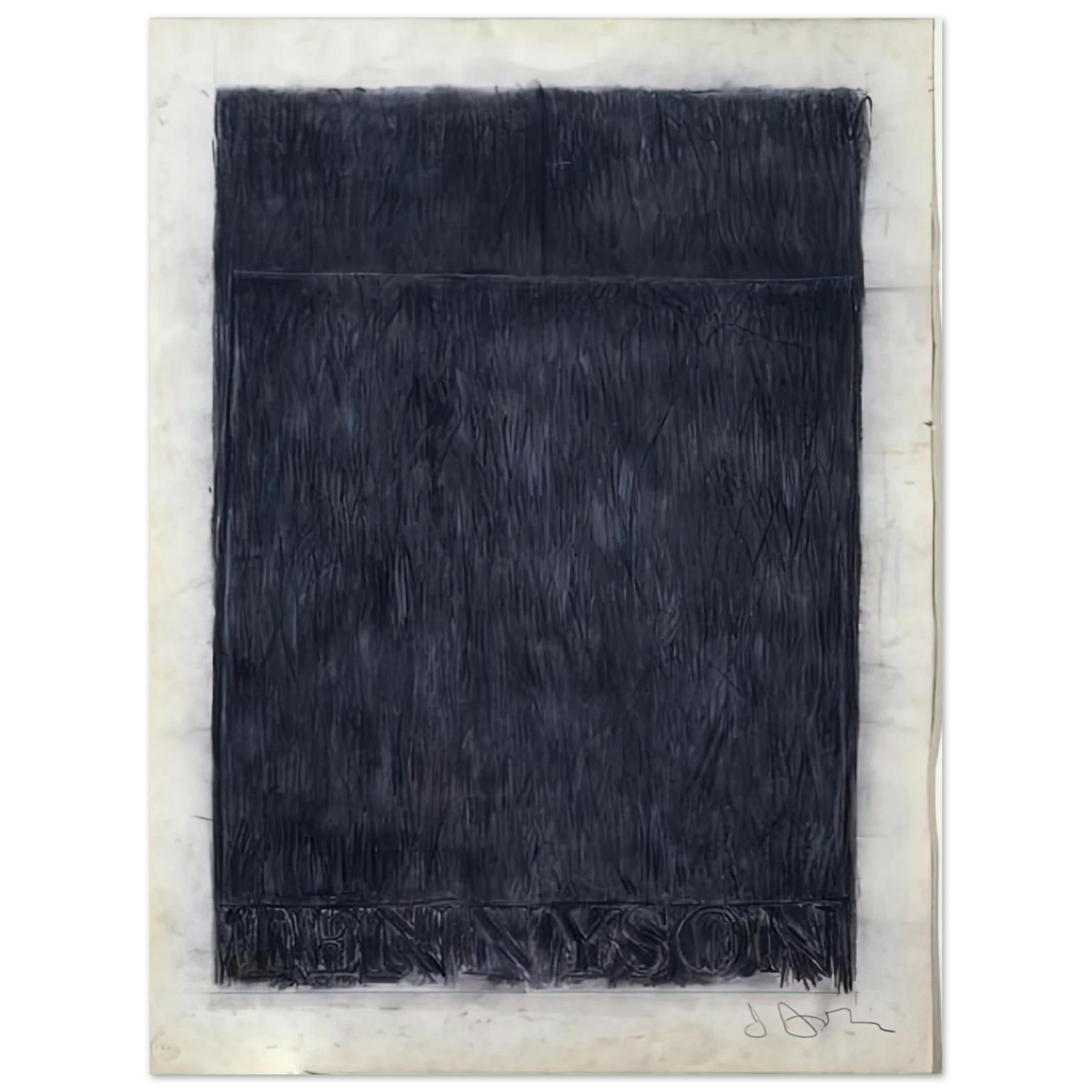 Jasper Johns - TENNYSON 1959  75x100 cm / 30x40inches Fine Art Poster