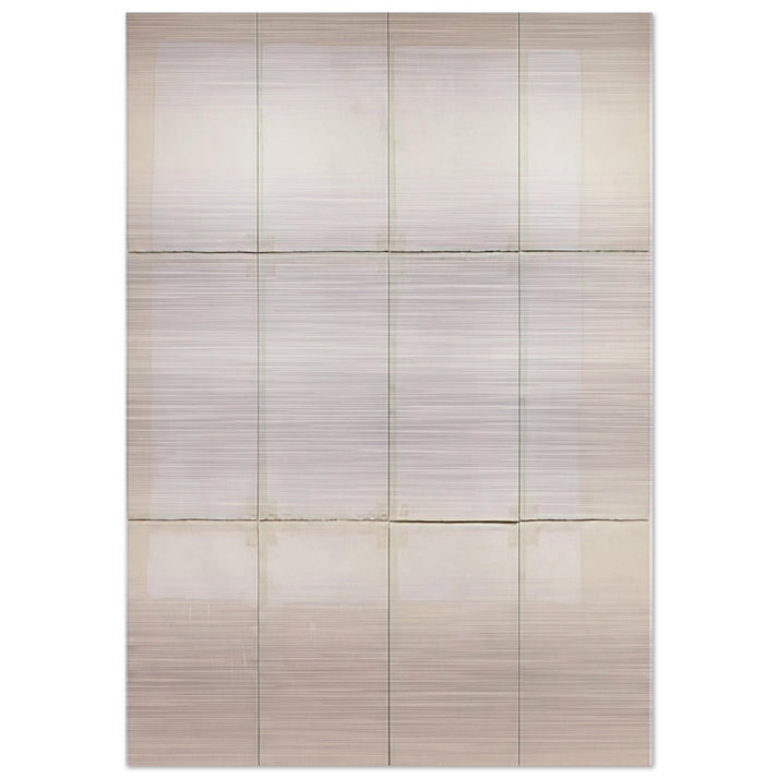 Classico 5 - Robert Ryman Brushed Aluminum Print - 70x100 cm / 28x40 inches | Robert Ryman Aluminum Print | Robert Ryman Prints