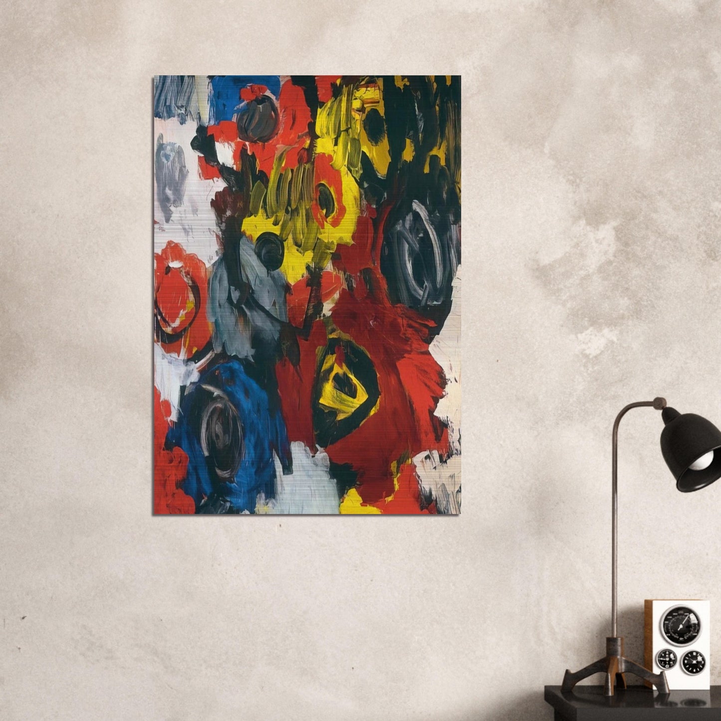 Furioso - 1963 - Ernst Wilhelm Nay Brushed Aluminum Print - 70x100 cm / 28x40 inches | Ernst Wilhelm Nay Aluminum Print | Ernst Wilhelm Nay Prints