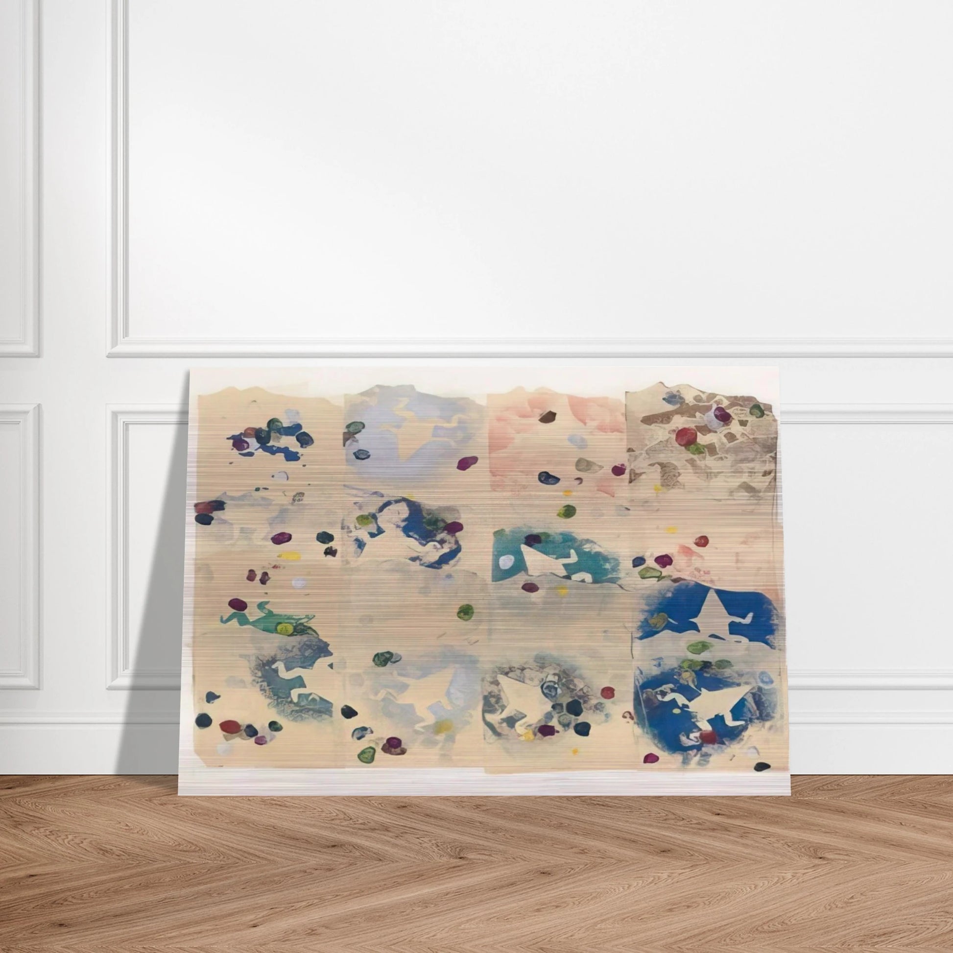 RANE E SPECCHI 1980 - Alighiero Boetti Brushed Aluminum Print - 70x100 cm / 28x40 inches | Alighiero Boetti Aluminum Print | Alighiero Boetti Prints