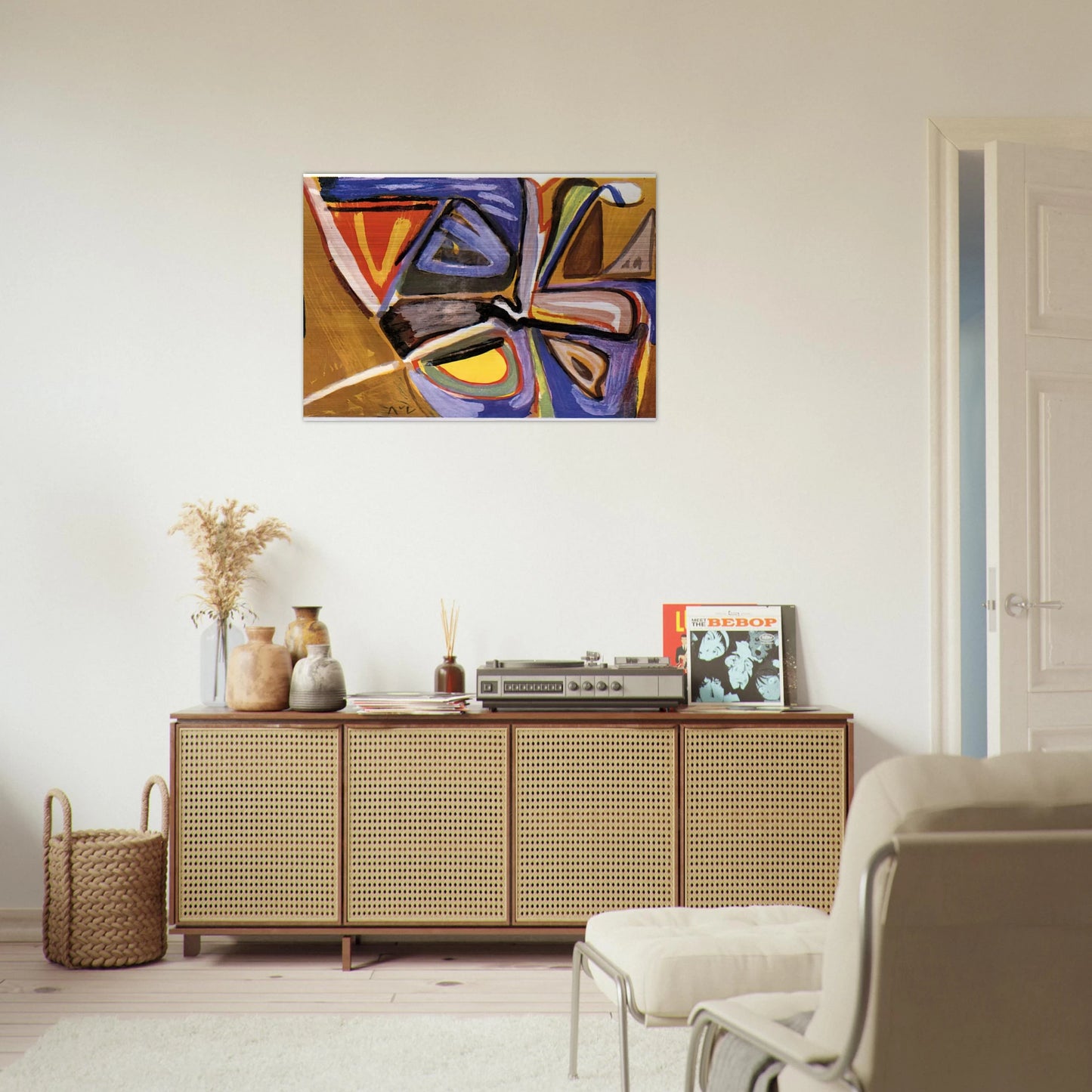 Le bonheur de Matisse - 1981 - Bram van Velde Brushed Aluminum Print - 70x100 cm / 28x40 inches | Bram van Velde Aluminum Print | Bram van Velde Prints