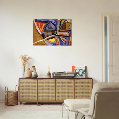 Le bonheur de Matisse - 1981 - Bram van Velde Brushed Aluminum Print - 70x100 cm / 28x40 inches | Bram van Velde Aluminum Print | Bram van Velde Prints